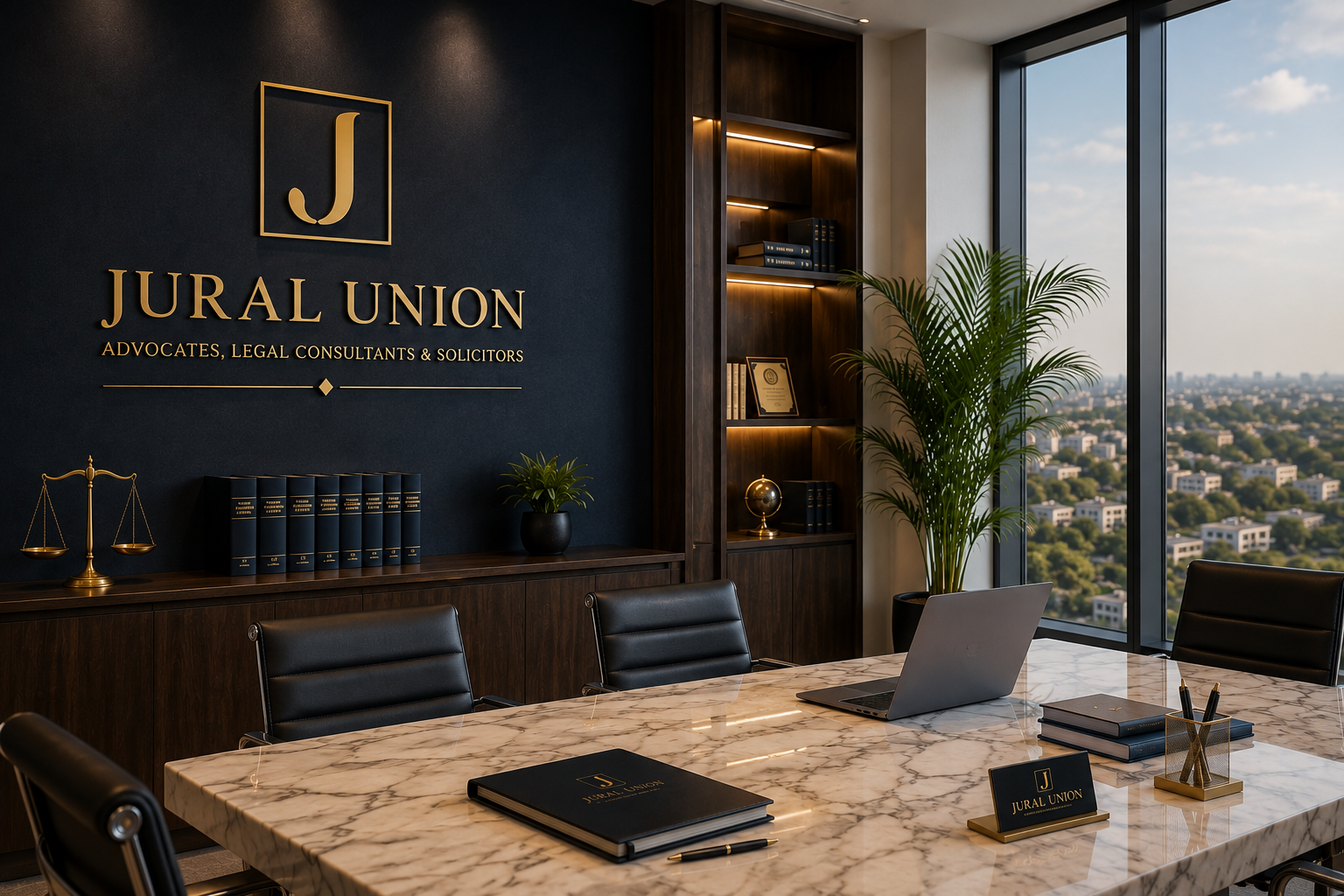 Jural Union professional law office conference room